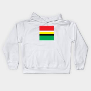 Guyana Color Block National Colors Kids Hoodie